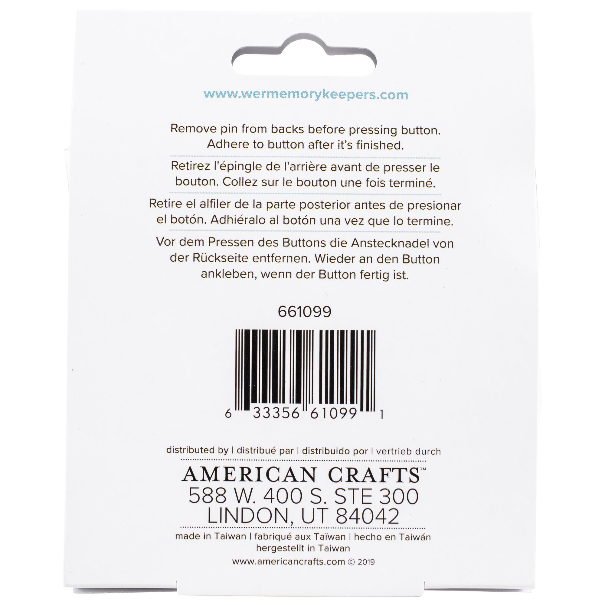 We R Memory Keepers® Button Press™ Adhesive Foam Pieces, 60ct.
